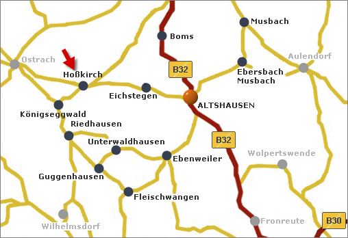 Gemeinde Hoßkirch Kreis Ravensburg